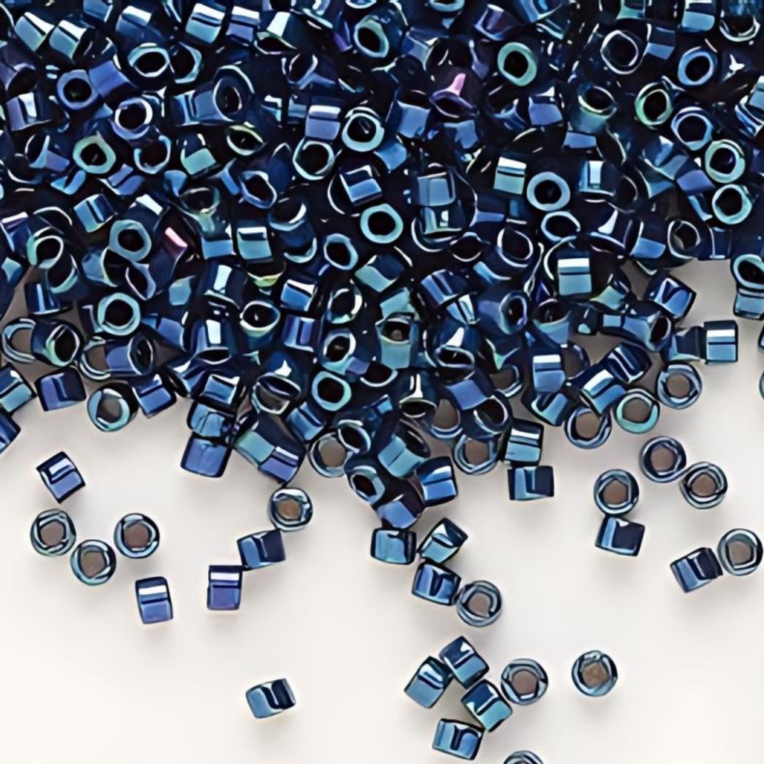 #11 Delica Seed Beads, Metallic Purple Gold Iris, DB1005-TB, Approx 1440 Beads, 1 two inch tube, 7.2 grams