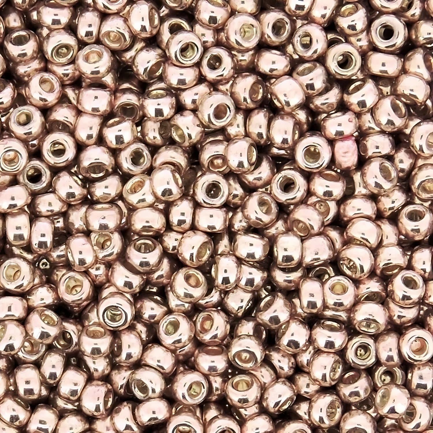 #11 Miyuki Seed Beads - Galvanized Light Rose, 11-91086-TB, Approx 24 Grams, 1 five inch tube