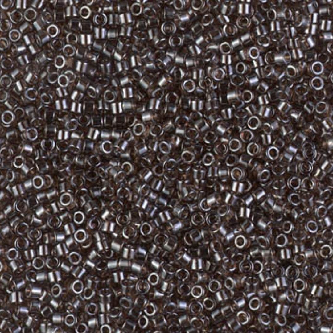 #11 Delica Seed Beads, Transparent Luster Sable Brown, DB1892-TB, Approx 1440 Beads, 1 two inch tube, 7.2 grams