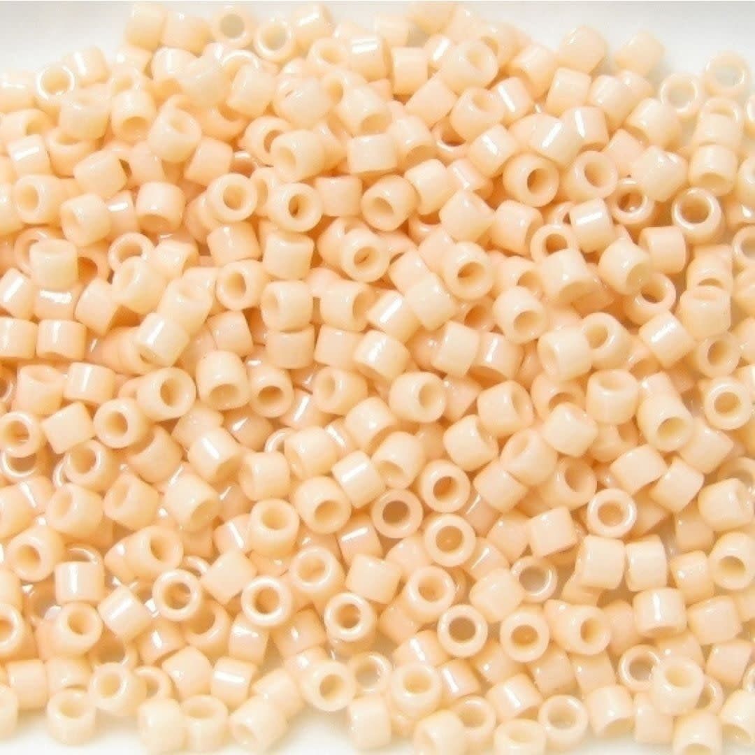 #11 Delica Seed Beads, Duracoat Opaque French Vanilla, DB2351-TB, Approx 1440 Beads, 1 two inch tube, 7.2 grams