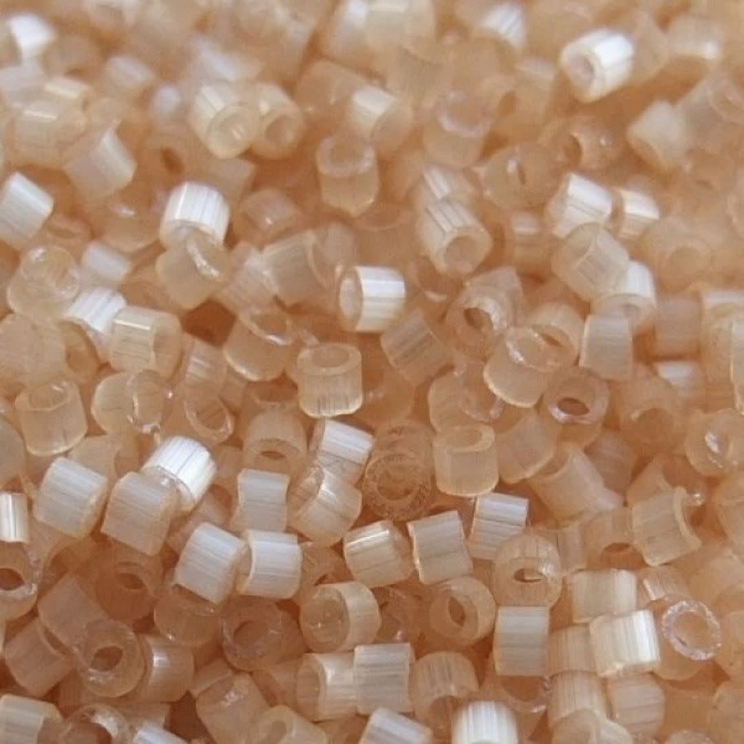 #11 Delica Seed Beads, Satin Cream Silk, DB674-TB, Approx 1440 Beads, 1 two inch tube, 7.2 grams