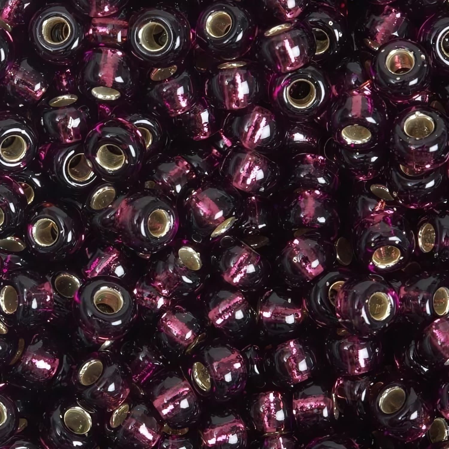 #6 Miyuki Seed Beads - Silver Lined Amethyst, 6-9153S-TB, Approx 240 Beads, 1 five inch tube, 20 grams