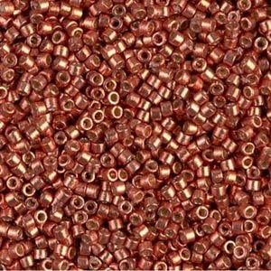 #11 Delica Seed Beads, Duracoat Galvanized Pink Blush, DB1837-TB, Approx 1440 Beads, 1 two inch tube, 7.2 grams