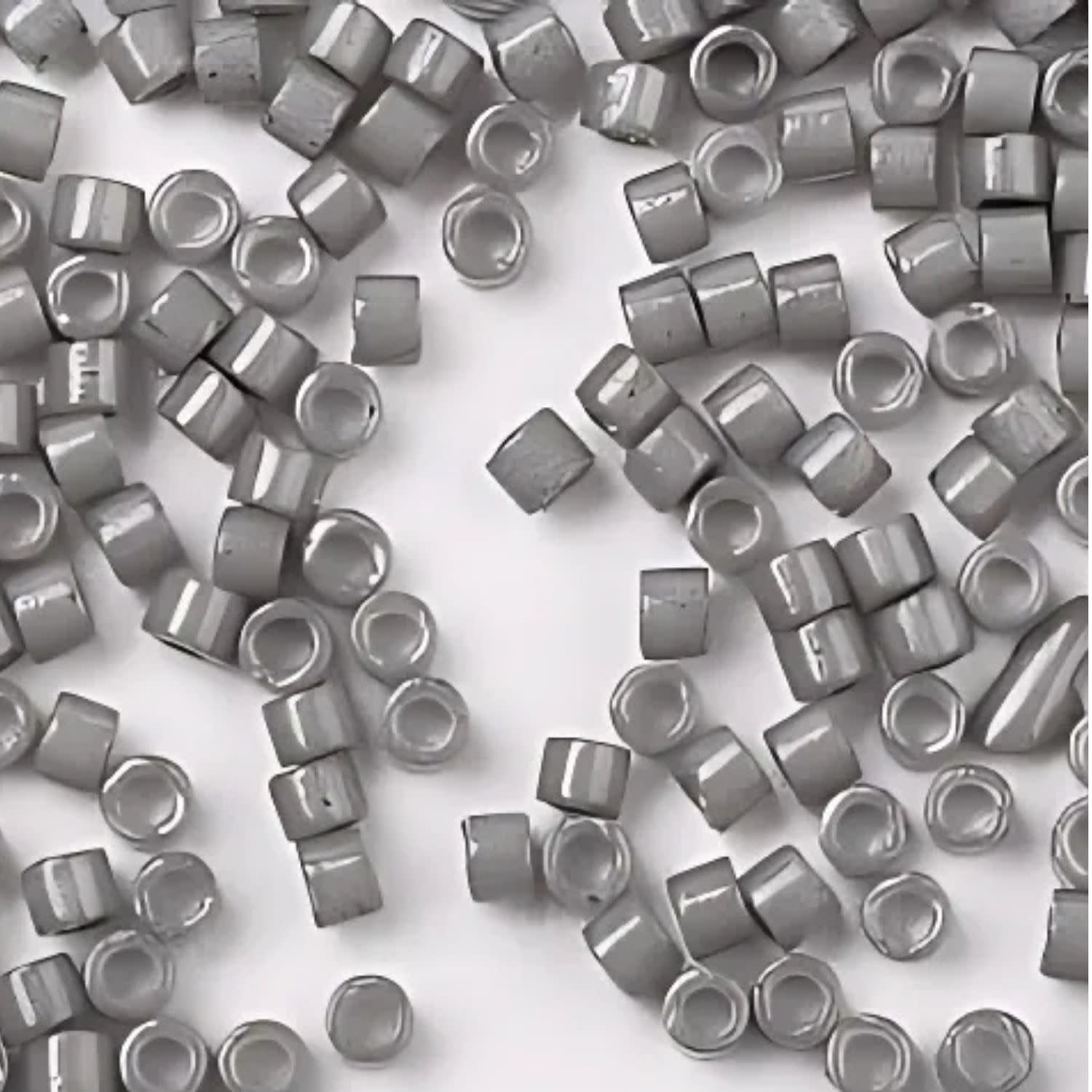 #11 Delica Seed Beads, Duracoat Opaque Slate Grey, DB2367-TB, Approx 1440 Beads, 1 two inch tube, 7.2 grams