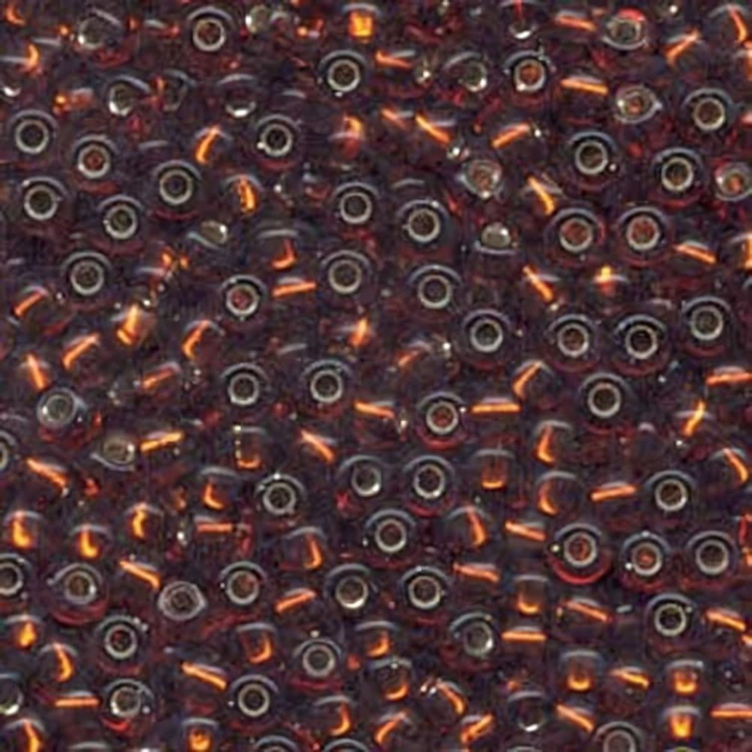 #6 Miyuki Seed Beads - Silver Lined Light Brown, 6-9134S-TB, Approx 240 Beads, 1 five inch tube, 20 grams