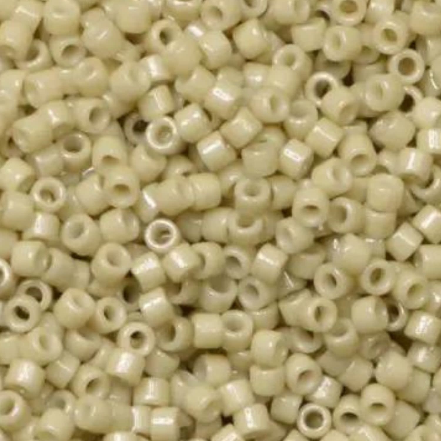 #11 Delica Seed Beads, Duracoat Opaque Antique White, DB2363-TB, Approx 1440 Beads, 1 two inch tube, 7.2 grams