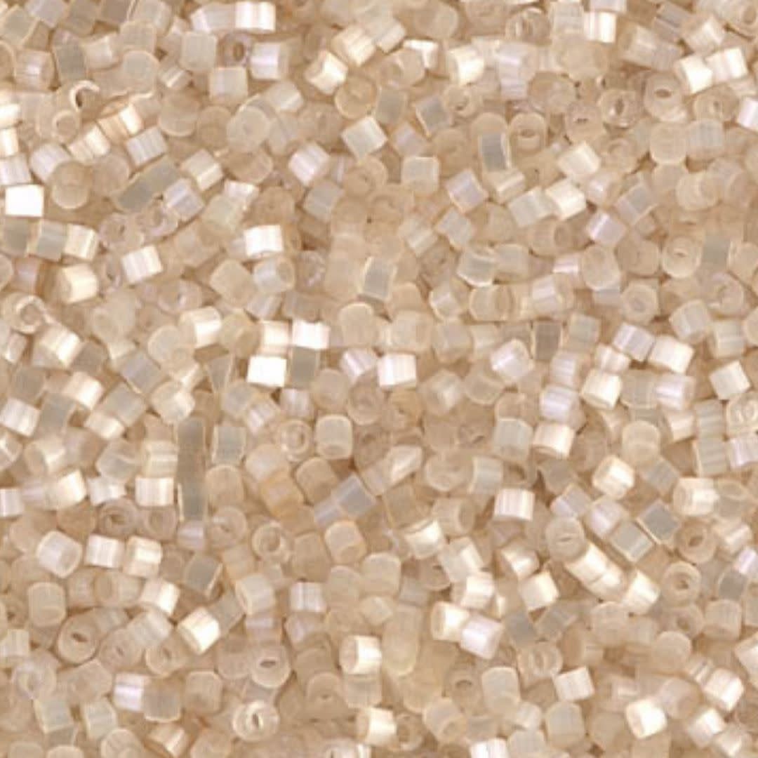 #11 Delica Seed Beads, Satin Light Crem Silk, DB673-TB, Approx 1440 Beads, 1 two inch tube, 7.2 grams