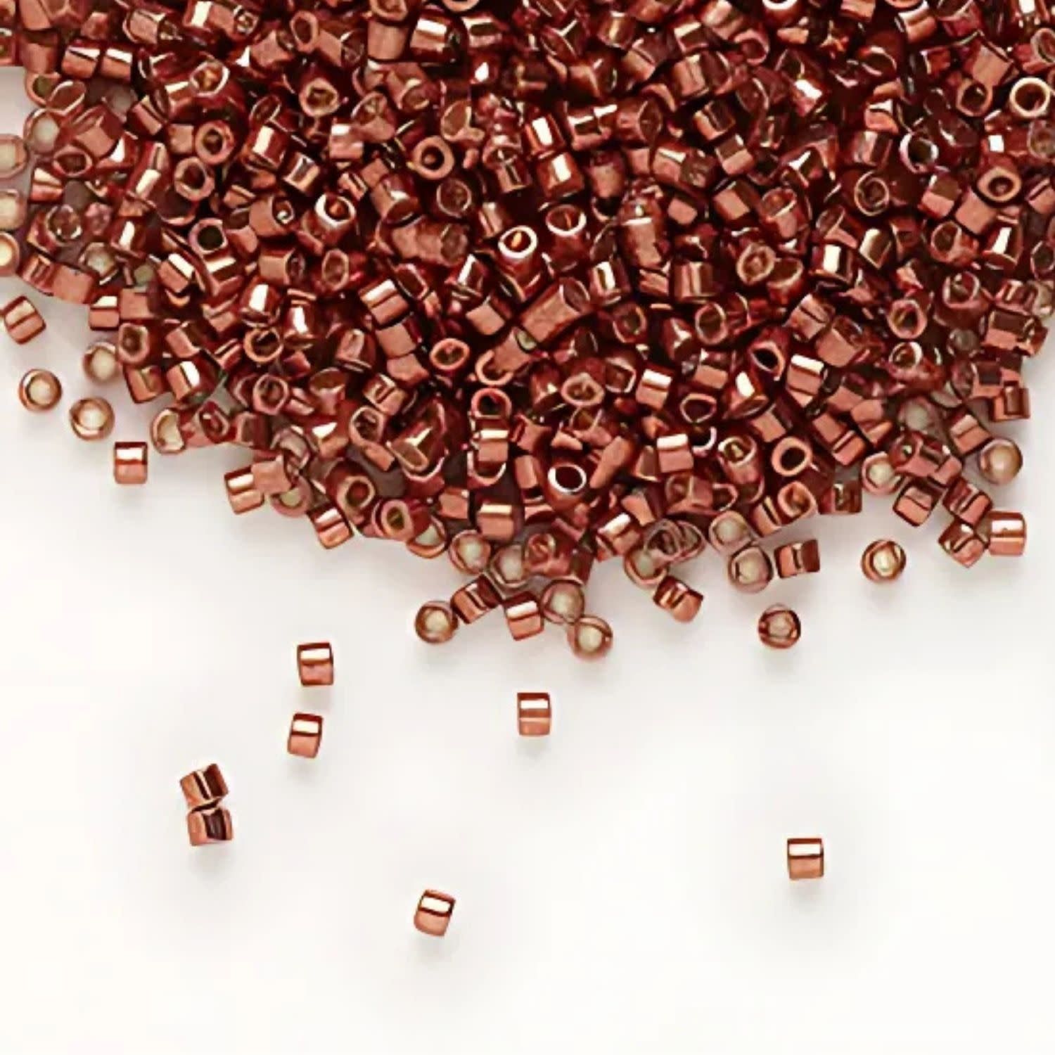 #11 Delica Seed Beads, Duracoat Galvanized Dark Berry, DB1842-TB, Approx 1440 Beads, 1 two inch tube, 7.2 grams