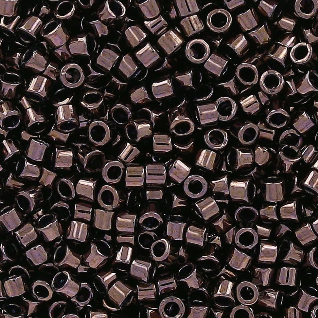 #11 Delica Seed Beads, Metallic French Plum, DB1991-TB, Approx 1440 Beads, 1 two inch tube, 7.2 grams