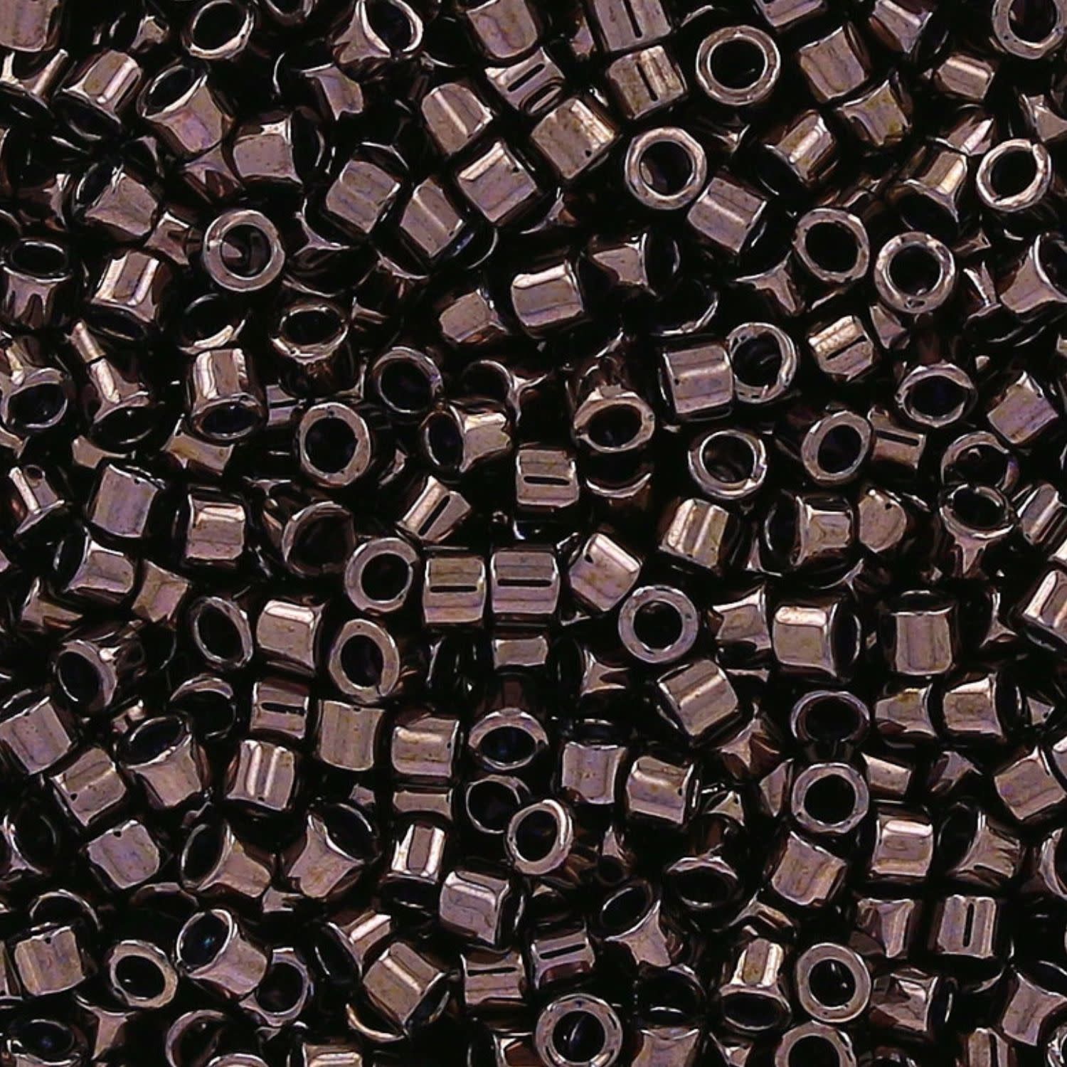 #11 Delica Seed Beads, Metallic French Plum, DB1991-TB, Approx 1440 Beads, 1 two inch tube, 7.2 grams