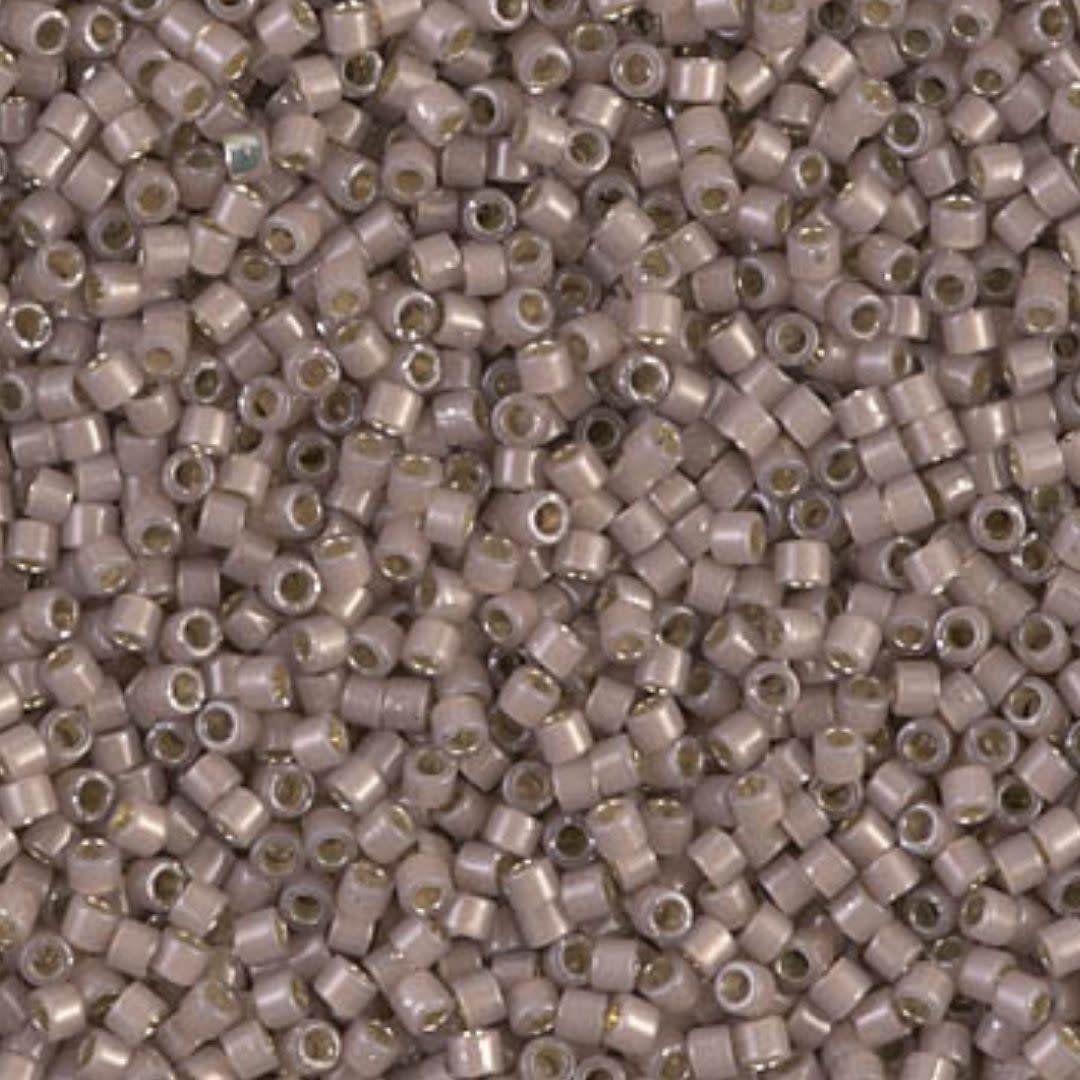 #11 Delica Seed Beads, Silver Lined Cinnamon Opal, DB1460-TB, Approx 1440 Beads, 1 two inch tube, 7.2 grams