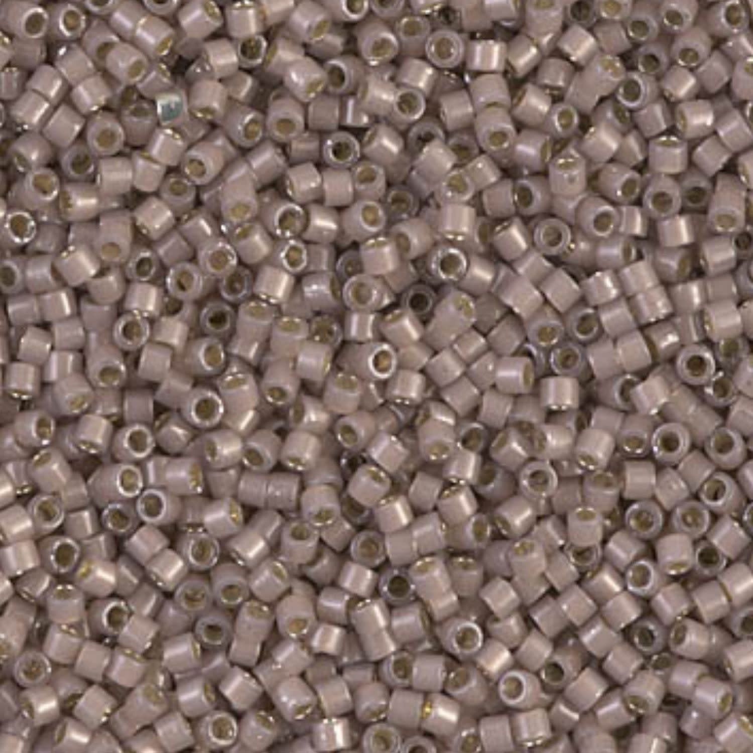 #11 Delica Seed Beads, Silver Lined Cinnamon Opal, DB1460-TB, Approx 1440 Beads, 1 two inch tube, 7.2 grams