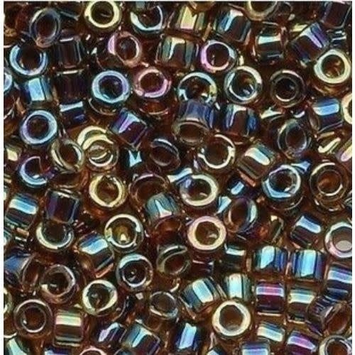 #11 Delica Seed Beads, Rootbeer Amber, DB087-TB, Approx 1440 Beads, 1 two inch tube, 7.2 grams