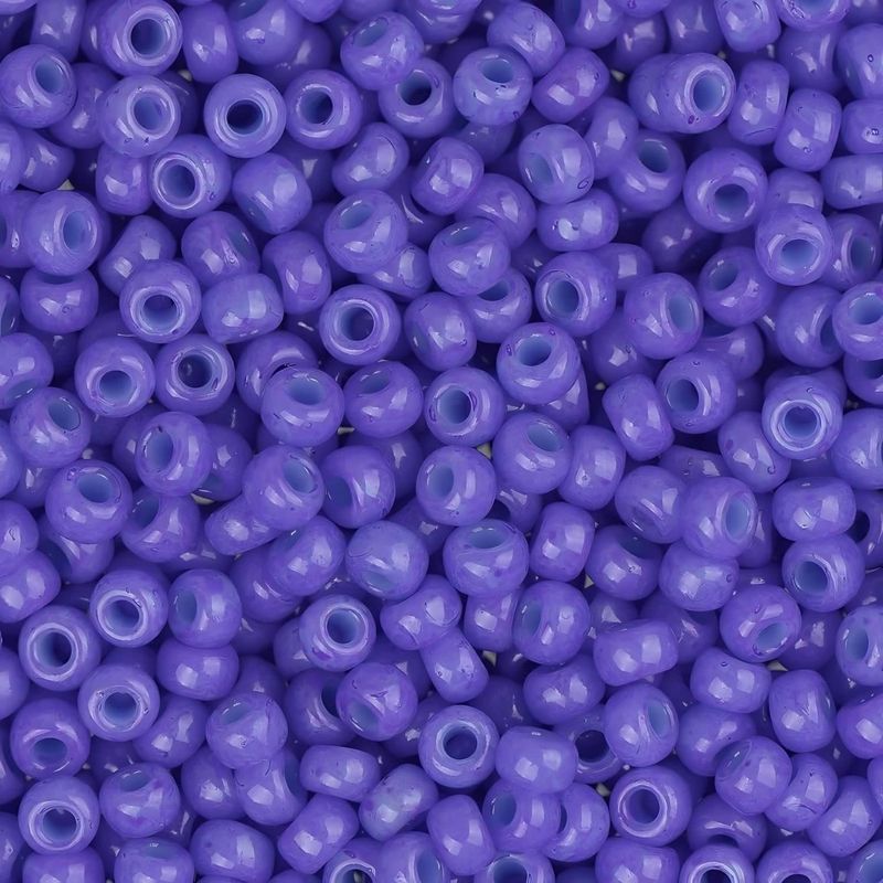 #11 Miyuki Seed Beads - Opaque Purple, 11-91477-TB, Approx 24 Grams, 1 five inch tube