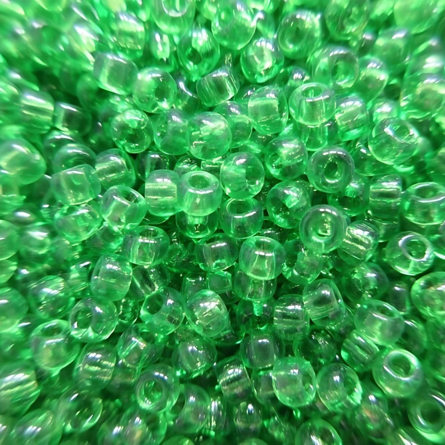 #11 Miyuki Seed Beads - Transparent Lime, 11-9144-TB, Approx 24 Grams, 1 five inch tube