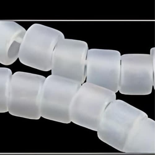 #11 Delica Seed Beads, Matte Transparent Crystal Ab/Rainbow, DB851-TB, Approx 1440 Beads, 1 two inch tube, 7.2 grams