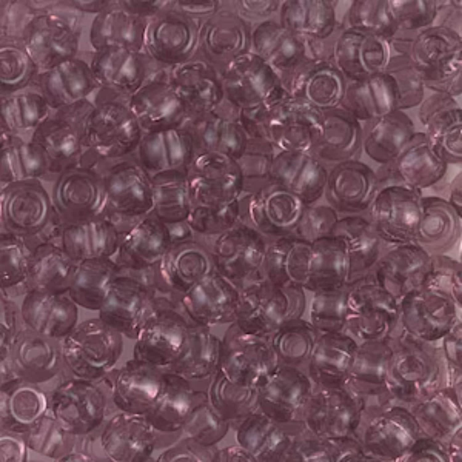 #11 Miyuki Seed Beads - Transparent Smoky Amethyst, 11-9142-TB, Approx 24 Grams, 1 five inch tube