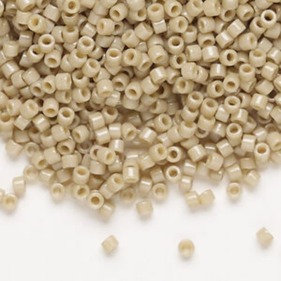 #11 Delica Seed Beads, Duracoat Opaque Navajo White, DB2364-TB, Approx 1440 Beads, 1 two inch tube, 7.2 grams