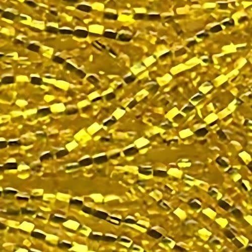#6 Czech Seed Beads, Silver Lined Yellow, 6 Strands, Approx 1090 Beads, 4x3.5mm, 74gms/2.61oz