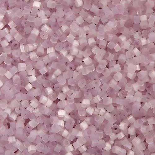 #11 Delica Seed Beads, Satin Silk Light Pink, DB820-TB, Approx 1440 Beads, 1 two inch tube, 7.2 grams