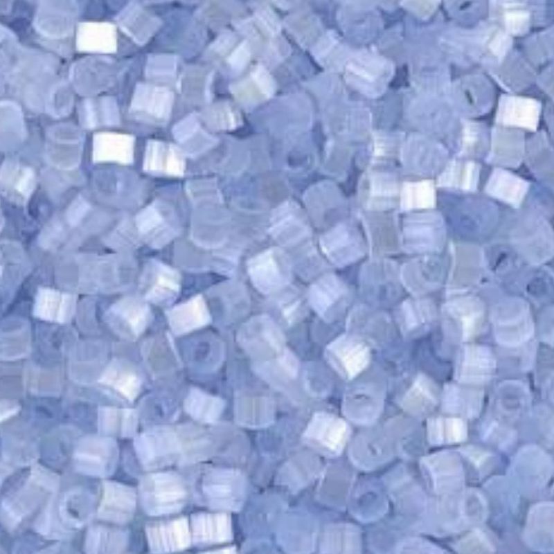 #11 Delica Seed Beads, Satin Silk Light Blue, DB831-TB, Approx 1440 Beads, 1 two inch tube, 7.2 grams