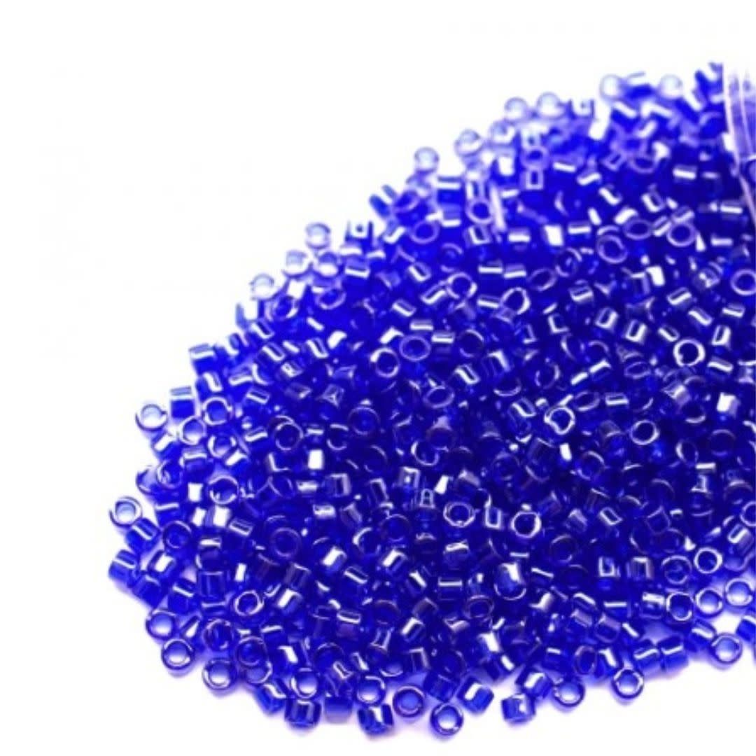 #11 Delica Seed Beads, Transparent Luster Beryl Blue, DB1896-TB, Approx 1440 Beads, 1 two inch tube, 7.2 grams
