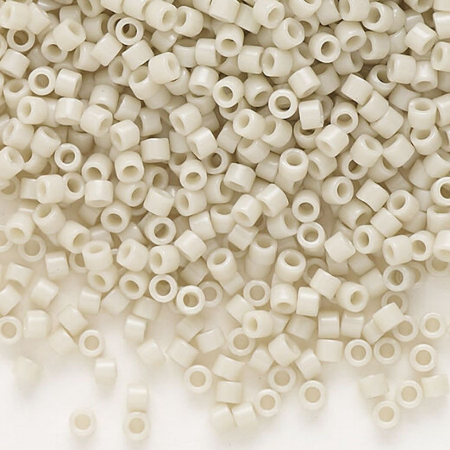 #11 Delica Seed Beads, Opaque Luster Linen, DB261-TB, Approx 1440 Beads, 1 two inch tube, 7.2 grams