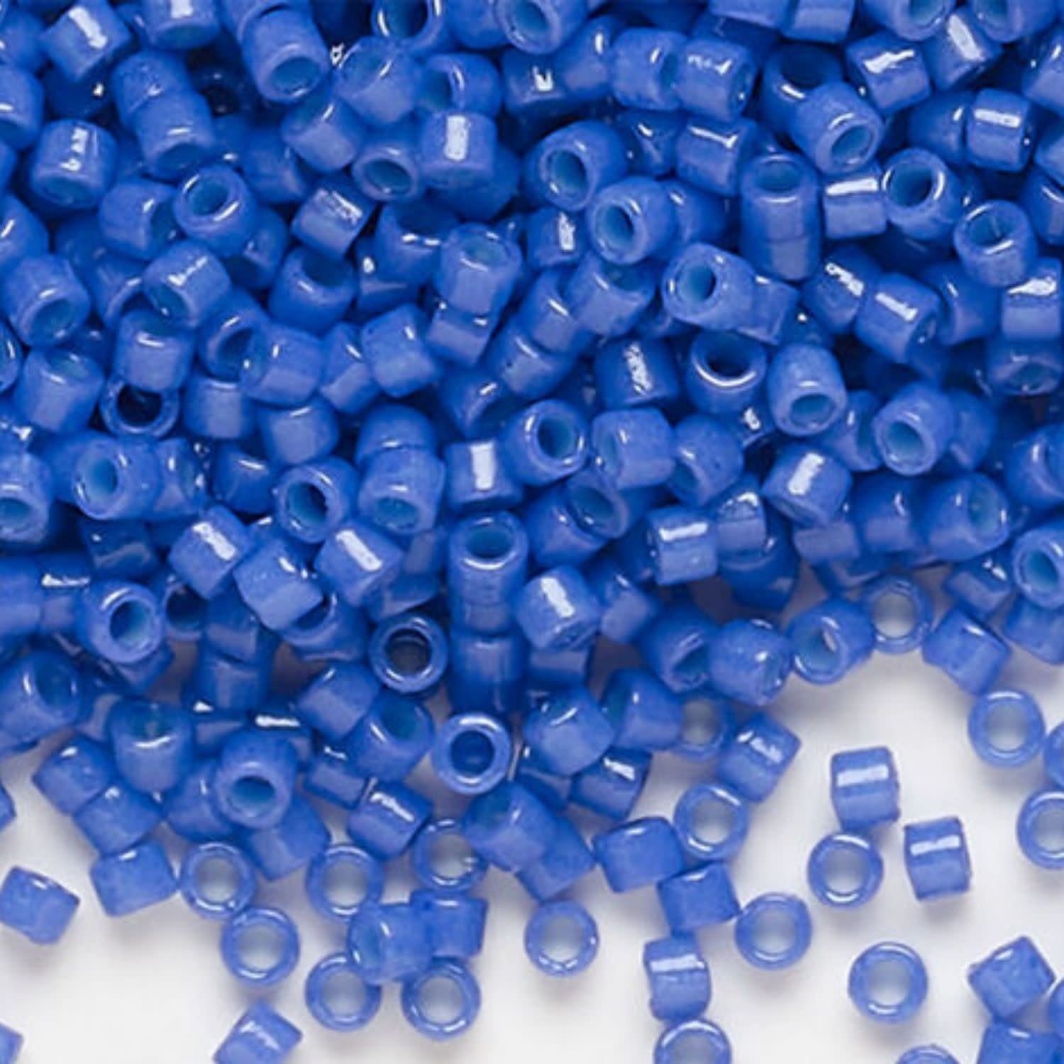 #11 Delica Seed Beads, Duracoat Opaque Violet Blue, DB2359-TB, Approx 1440 Beads, 1 two inch tube, 7.2 grams