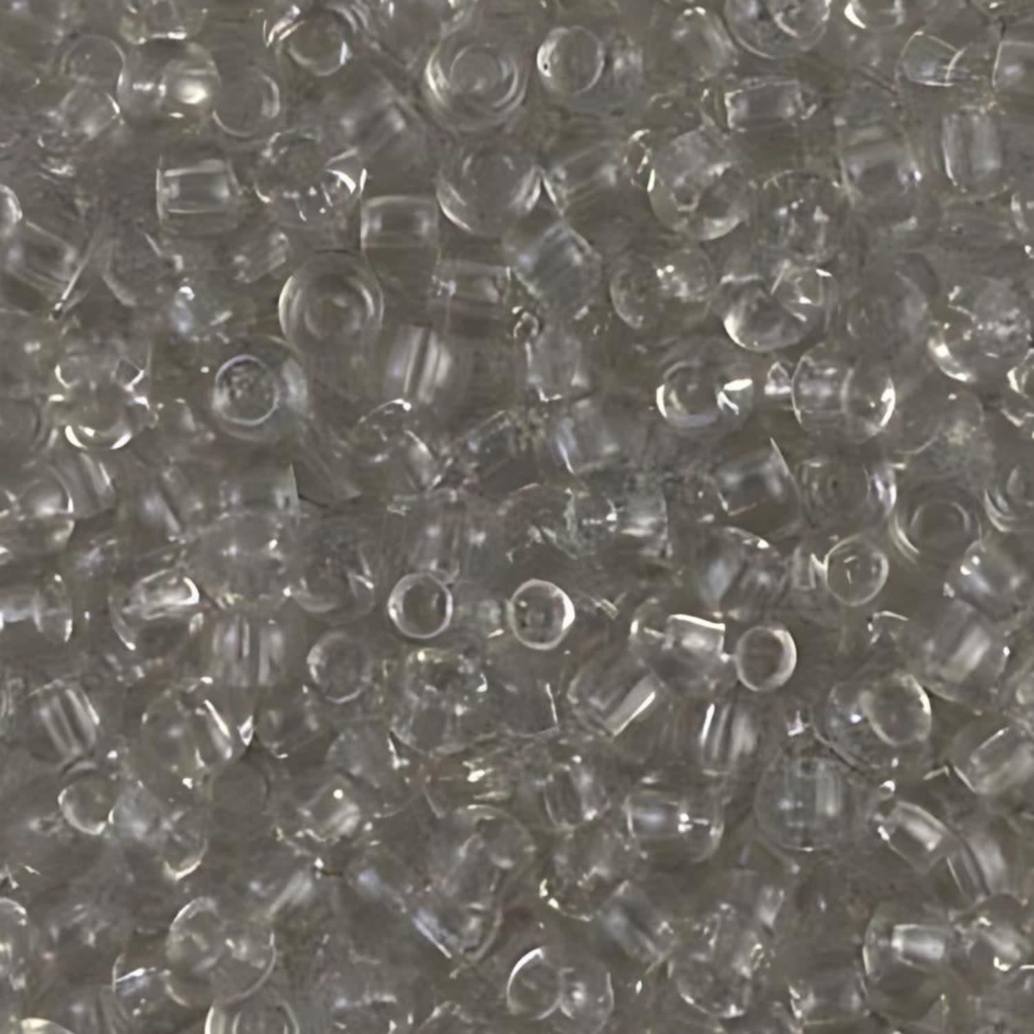 #8 Miyuki Seed Beads - Transparent Taupe, 8-92412-TB, Approx 858 Beads/22 Grams, 1 five inch tube