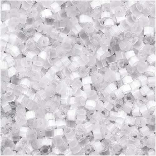 #11 Delica Seed Beads, Satin Silk Pale Lavender, DB832-TB, Approx 1440 Beads, 1 two inch tube, 7.2 grams
