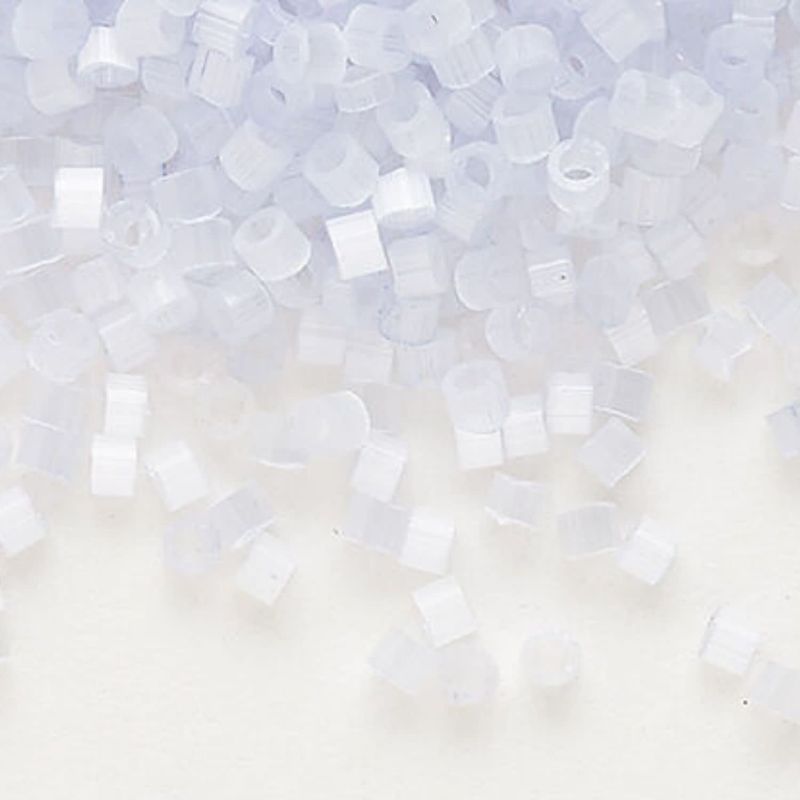 #11 Delica Seed Beads, Satin Silk Pale Lavender, DB832-TB, Approx 1440 Beads, 1 two inch tube, 7.2 grams
