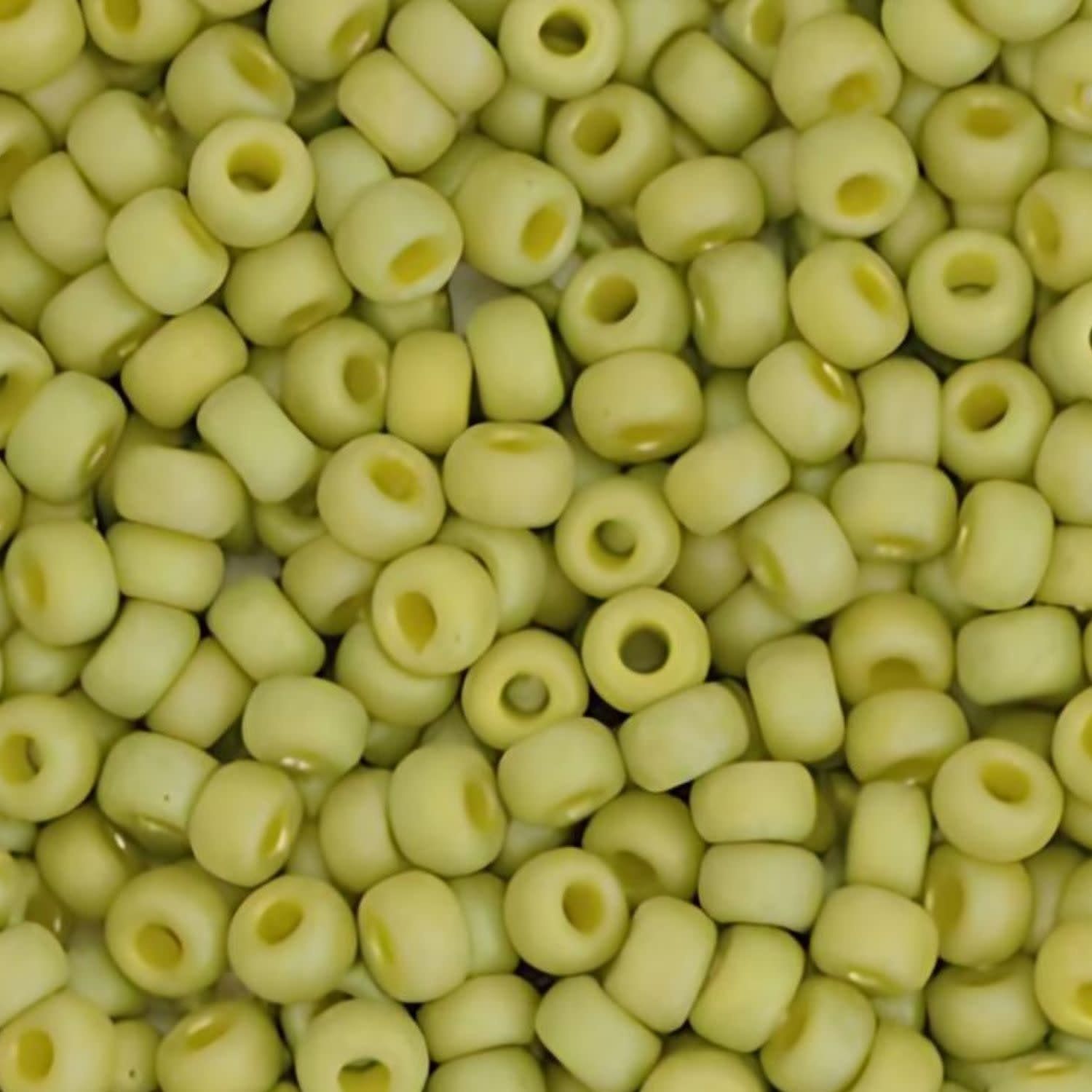 #8 Miyuki Seed Beads - Frosted Opaque Glaze Pistachio Rainbow/AB, 8-94693-TB, Approx 858 Beads/22 Grams, 1 five inch tube