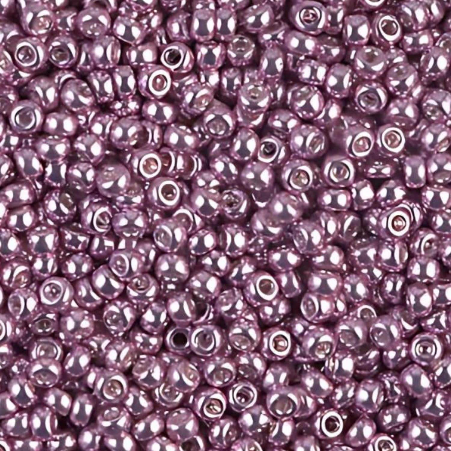 #11 Miyuki Seed Beads - Galvanized Rose, 11-91061L-TB, Approx 24 Grams, 1 five inch tube