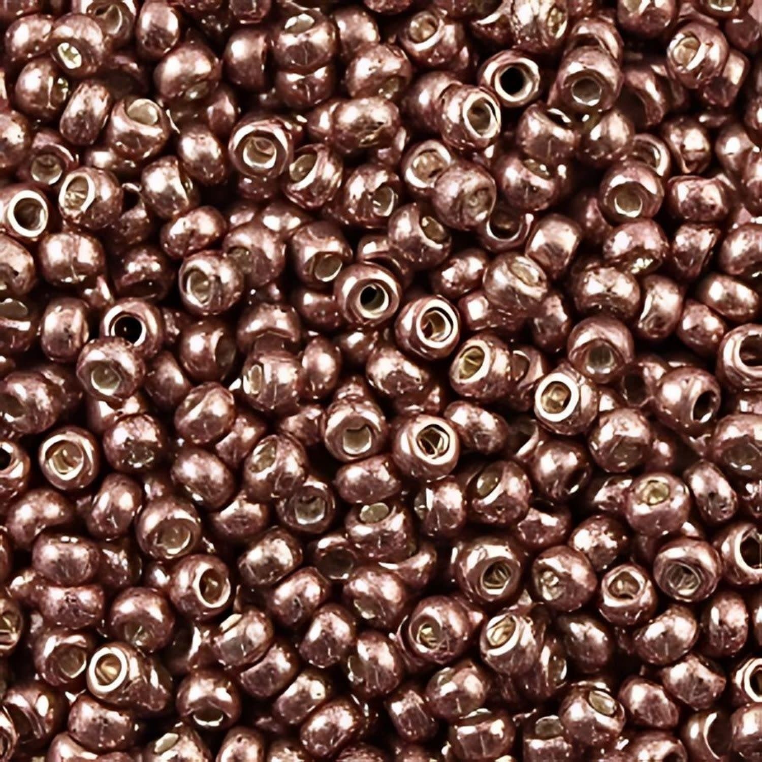 #11 Miyuki Seed Beads - Galvanized Burnt Cinnamon, 11-91085-TB, Approx 24 Grams, 1 five inch tube