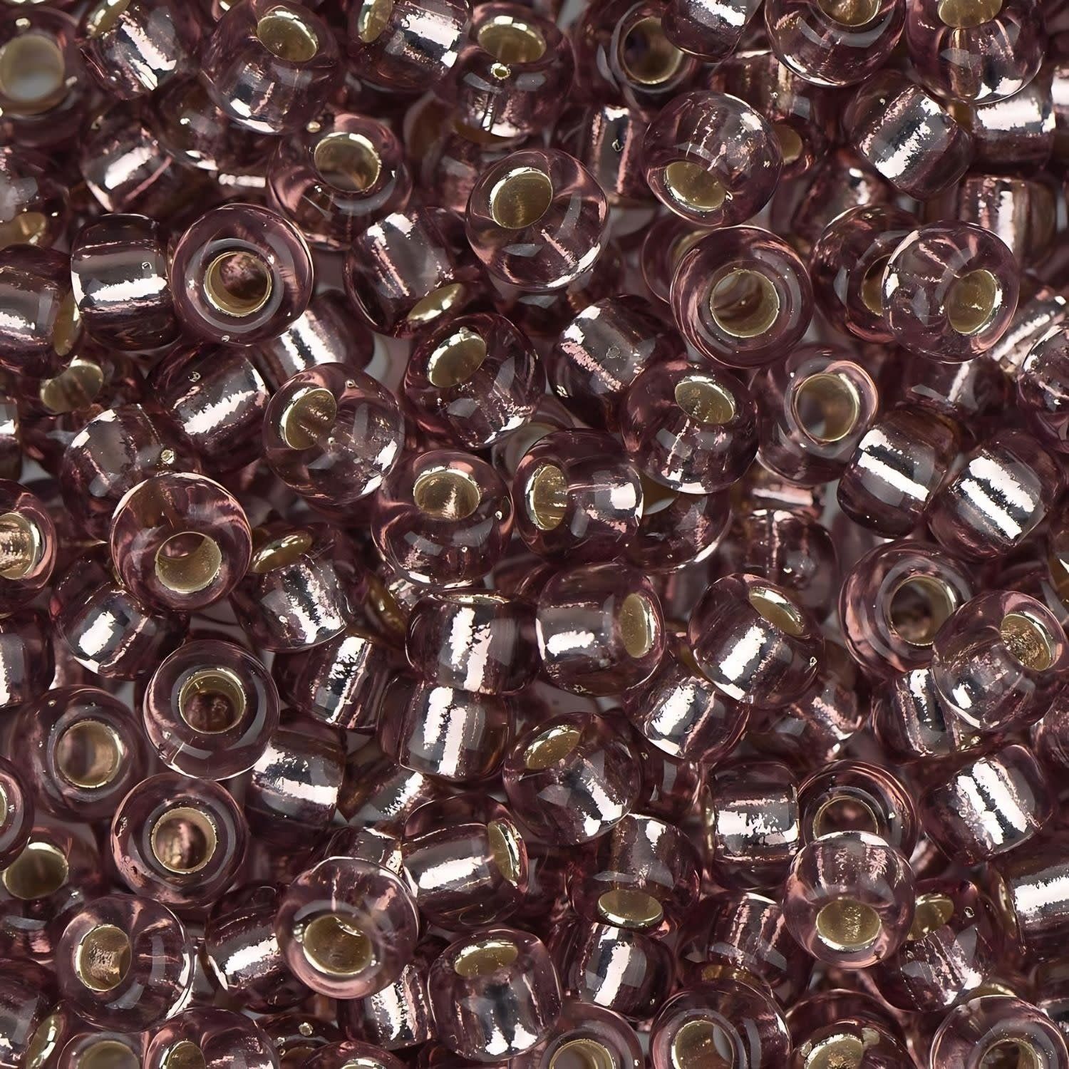 #11 Miyuki Seed Beads - Silver Lined Smoky Amethyst, 11-912-TB, Approx 24 Grams, 1 five inch tube