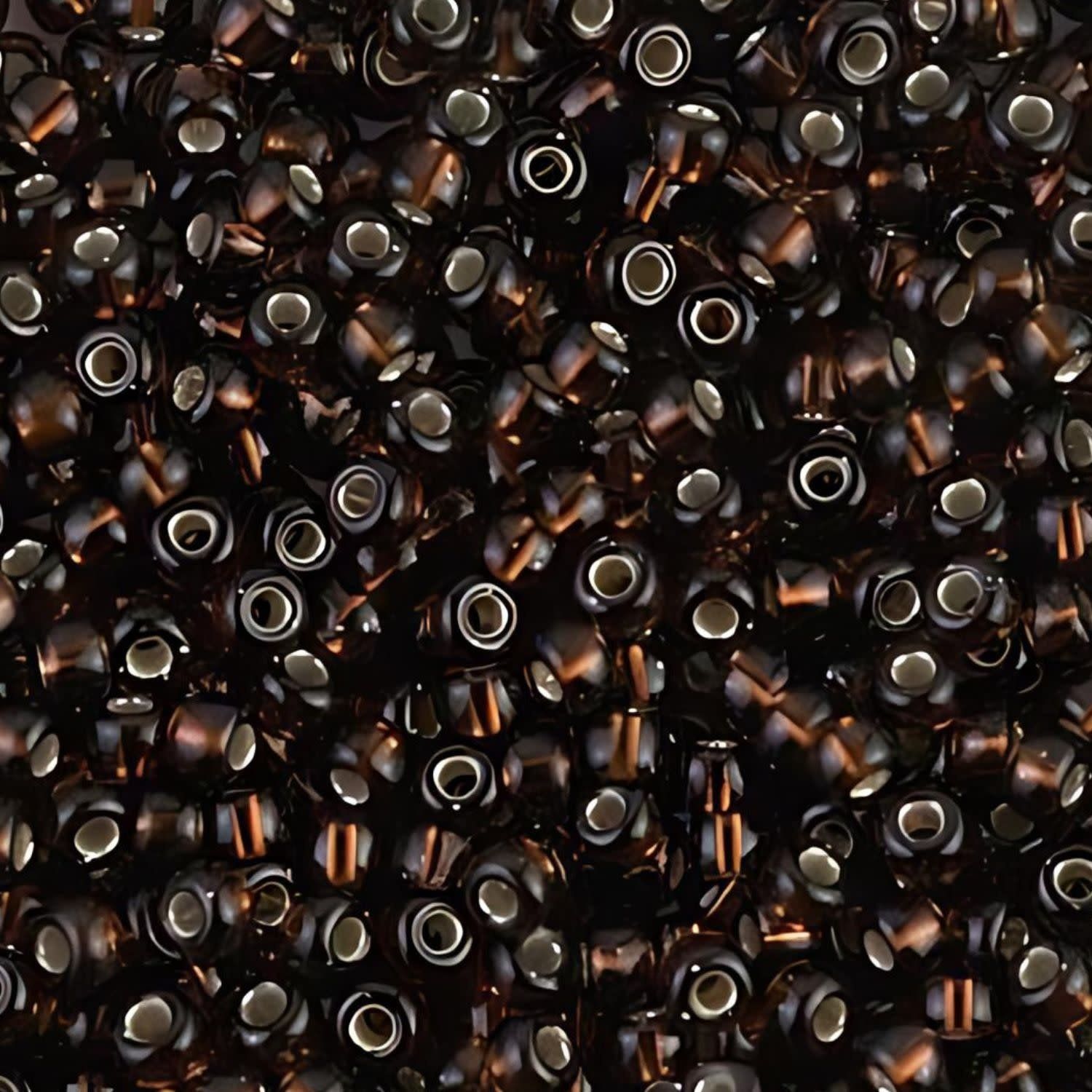#8 Miyuki Seed Beads - Silver Lined Root Beer, 8-9135S-TB, Approx 858 Beads/22 Grams, 1 five inch tube