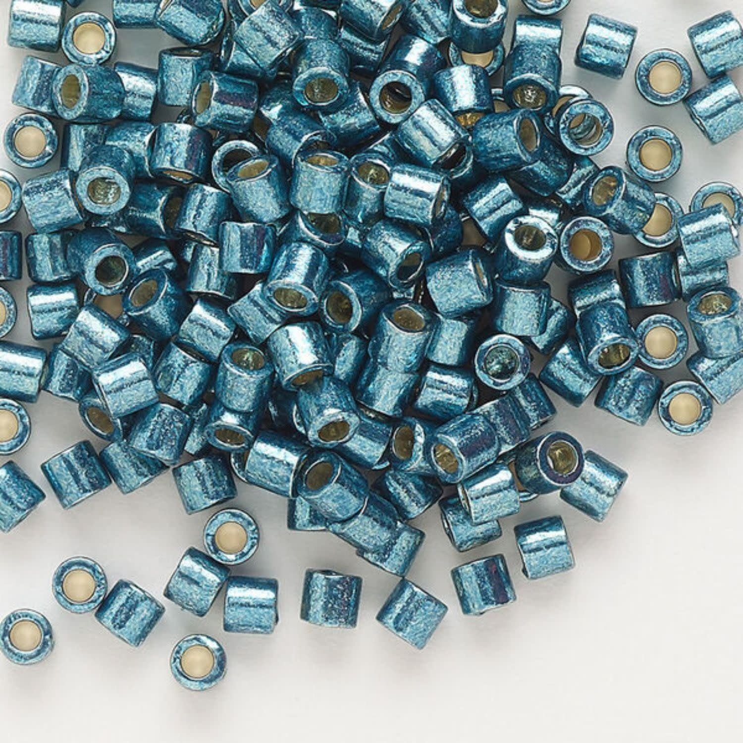 #11 Delica Seed Beads, Duracoat Galvanized Seafoam Green, DB1847-TB, Approx 1440 Beads, 1 two inch tube, 7.2 grams