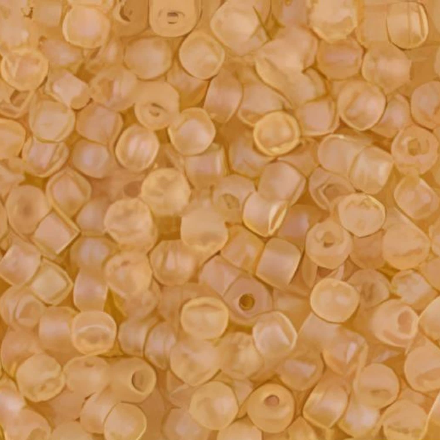#11 Miyuki Seed Beads - Matte Transparent Light Topaz, 11-9132F-TB, Approx 24 Grams, 1 five inch tube