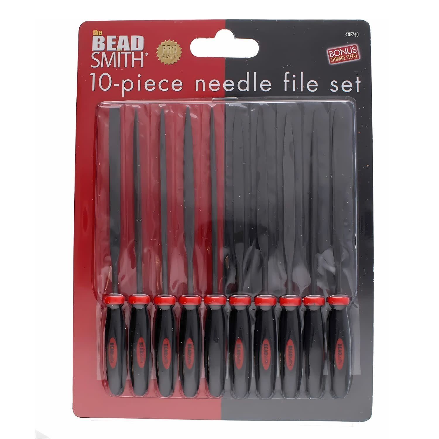 10 Piece Ergo Needle File Set, 10mm 2 Cut, Soldering, 10.4oz