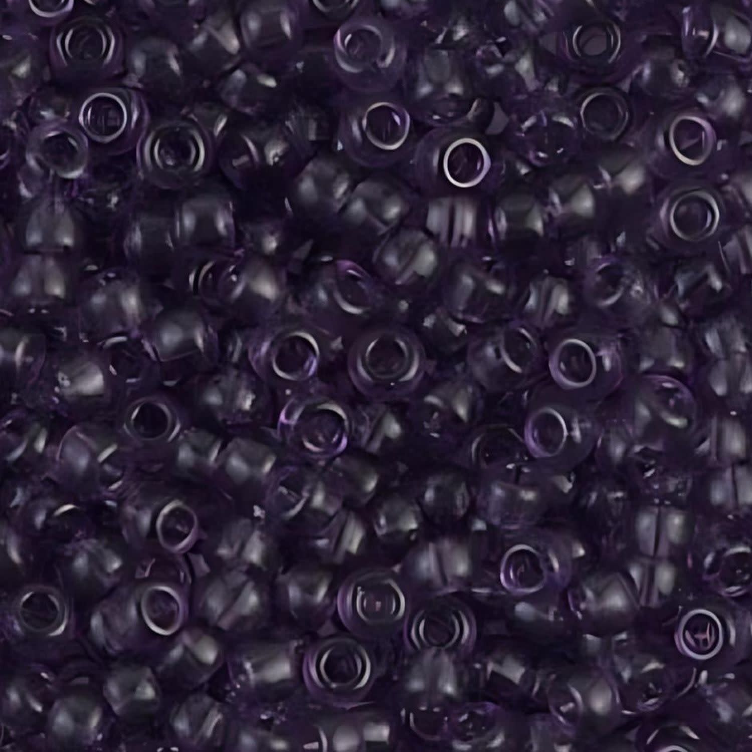 #8 Miyuki Seed Beads - Transparent Amethyst, 8-9157-TB, Approx 858 Beads/22 Grams, 1 five inch tube