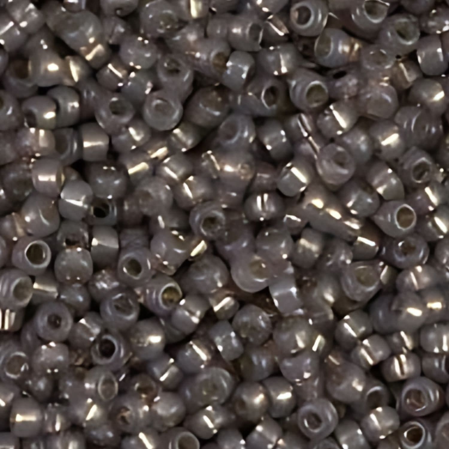 #8 Miyuki Seed Beads - Duracoat Silver Lined Taupe, 8-94250-TB, Approx 858 Beads/22 Grams, 1 five inch tube