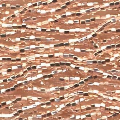 #8 Czech Seed Beads, Silver Lined Champagne, 6 Strands, Approx 1330 beads, 3x2.5mm, 37gms/1.31oz