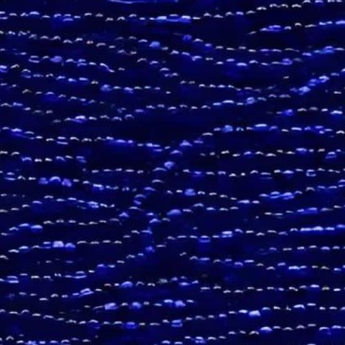 #8 Czech Seed Beads, Silver Lined Cobalt Blue, 6 Strands, Approx 1330 beads, 3x2.5mm, 37gms/1.31oz