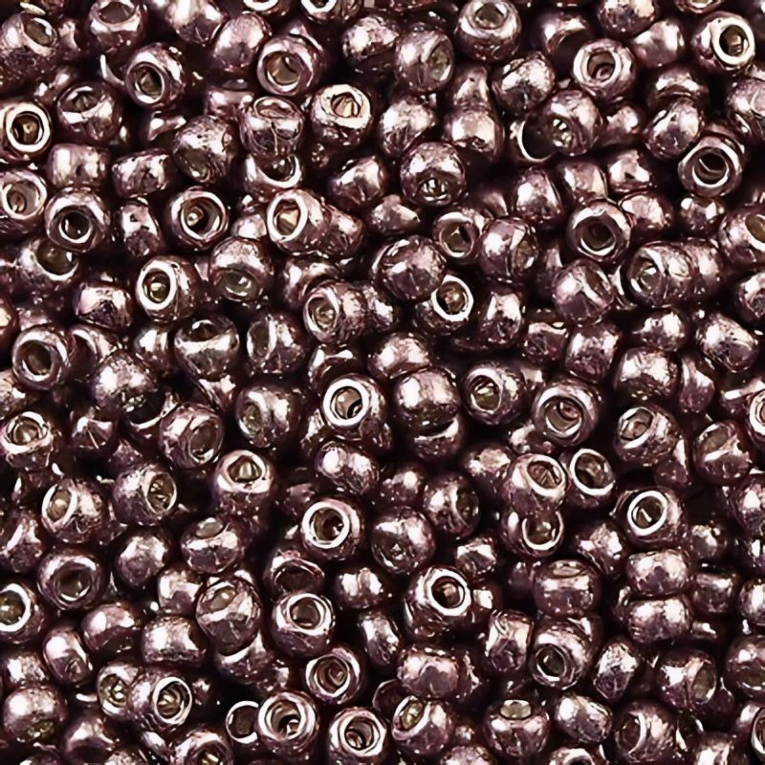 #11 Miyuki Seed Beads - Galvanized Brown, 11-91088-TB, Approx 24 Grams, 1 five inch tube