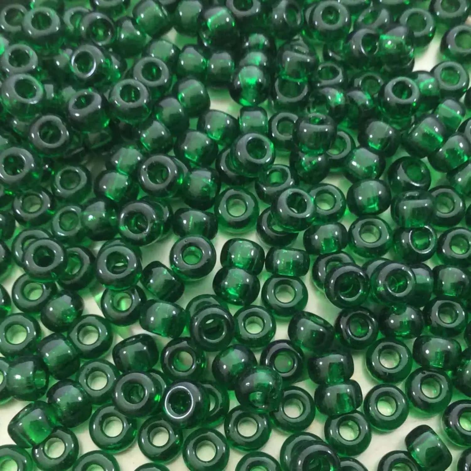 #11 Miyuki Seed Beads - Transparent Green, 11-9146-TB, Approx 24 Grams, 1 five inch tube