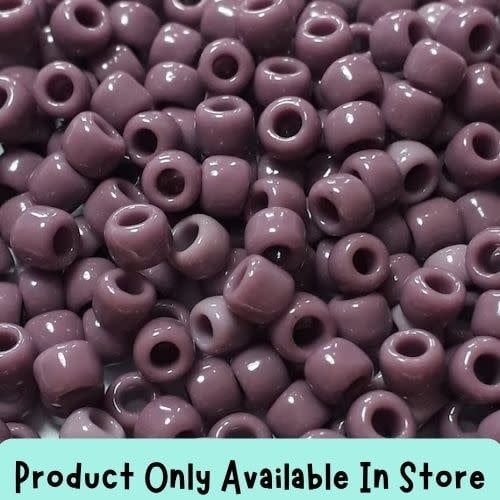 #8 Toho Seed Beads, Opaque Lavender, 3x3mm, 19 Grams/0.67oz, in store only