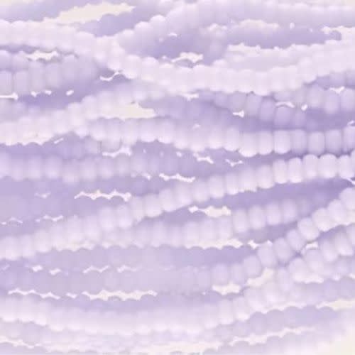 #8 Czech Seed Beads, Opaque Lilac, 6 Strands, Approx 1330 beads, 3x2.5mm, 37gms/1.31oz