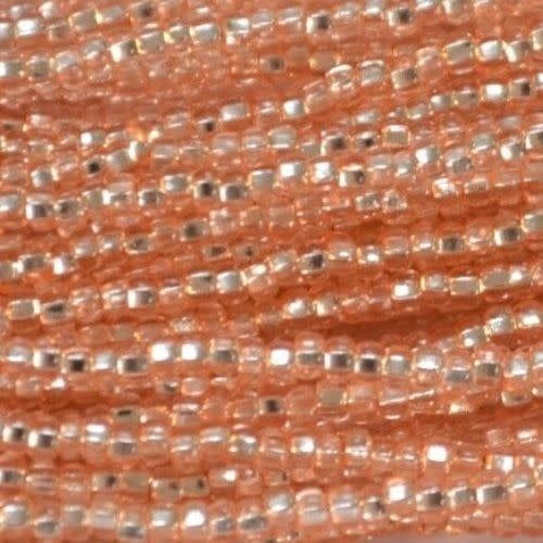 #6 Czech Seed Beads, Silver Lined Champagne, 6 Strands, Approx 1090 Beads, 4x3.5mm, 74gms/2.61oz