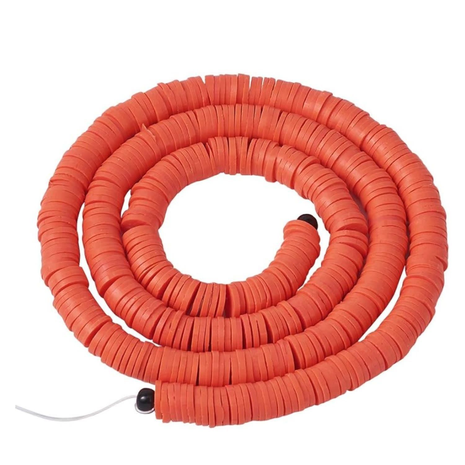 6x1mm Heishi Beads, Salmon Coral Pink, 380-400pcs, 17&quot; Strand, Polymer Clay, 21gms/0.74oz