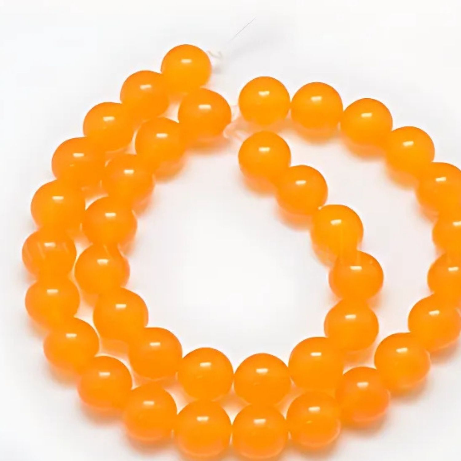 10mm Malaysia Jade, Yellow Aventurine, 15&quot; Strand, 38 Beads, Round, Natural &amp; Dyed, 1mm Hole, Gemstones, 2.29oz